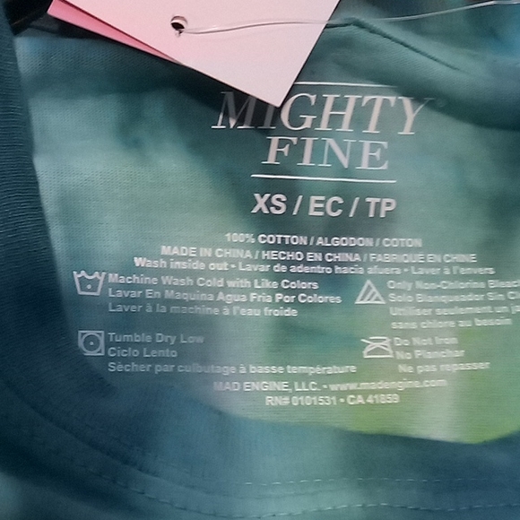 Mighty Fine Retro Tie Dye Graphic Tee - Picture 13 of 13